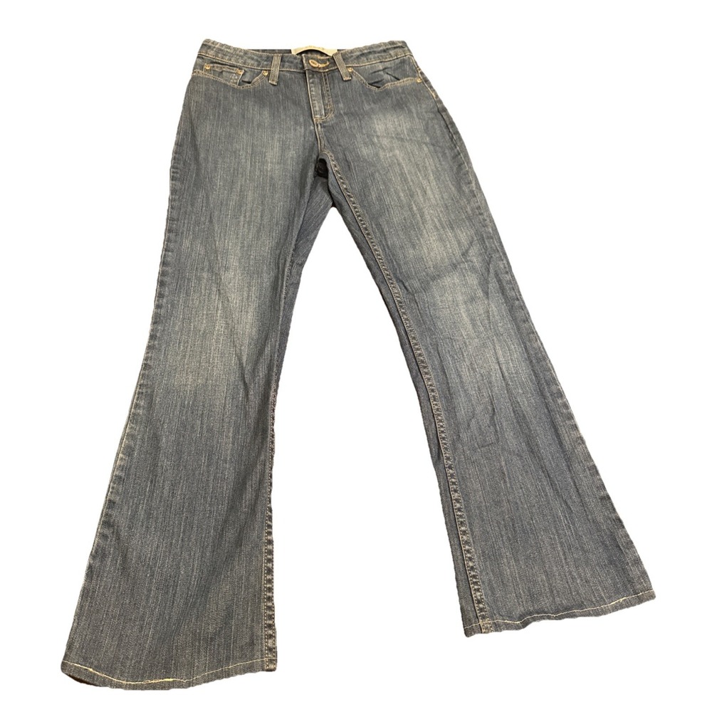 Merona Premium Denim Women's‎ Mid Rise Bootcut Jeans Blue Size 6 Stretch